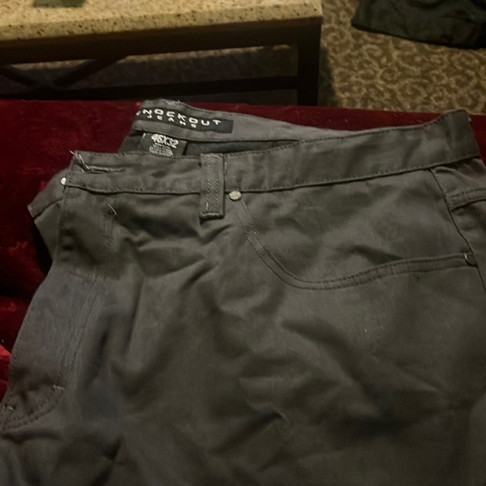 Knockout Grey Jeans Size 46x32